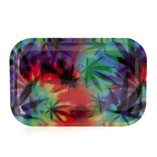 Rolling Trays - Hippie Trippy Leaf Medium