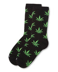MeMoi Me & Mary Jane Bamboo Crew Socks: Black / 9-11