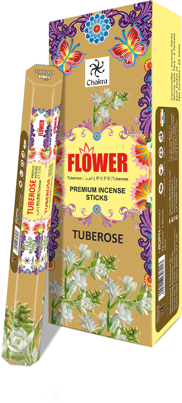 ZED BLACK CHAKRA FLOWER-TUBEROSE