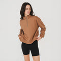 Women's Quarter Zip Toasted Coconut