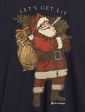 Let's Get Lit Stoney Santa Men's T-Shirt: LARGE