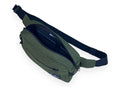 FP105-H Hemp Cross Body Bag-Hemp Waist Pack: Moss