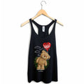 Let's Get High Heady Bear women's racerback: LARGE - Get Hempified Store
