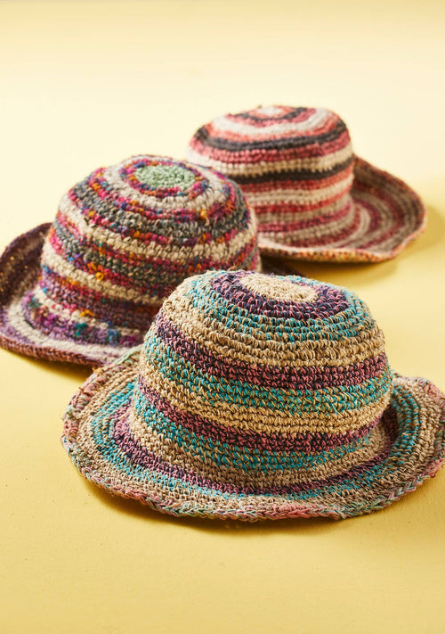 Stripe Hemp Hat