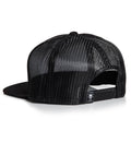 BOH Mesh Snapback Hat: Black/white