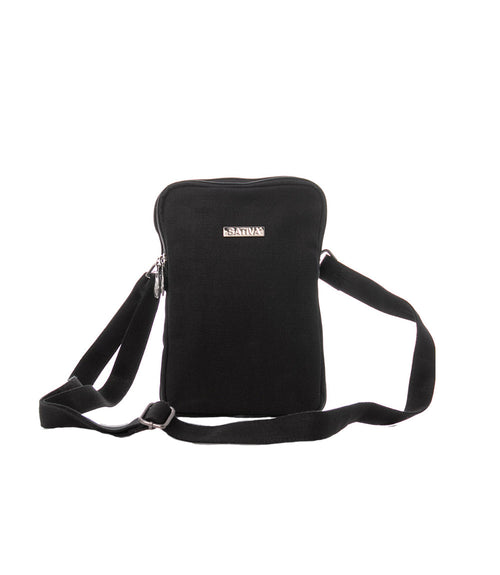 Walker - Hemp & Organic Cotton Compact Bag By Sativa - Grey