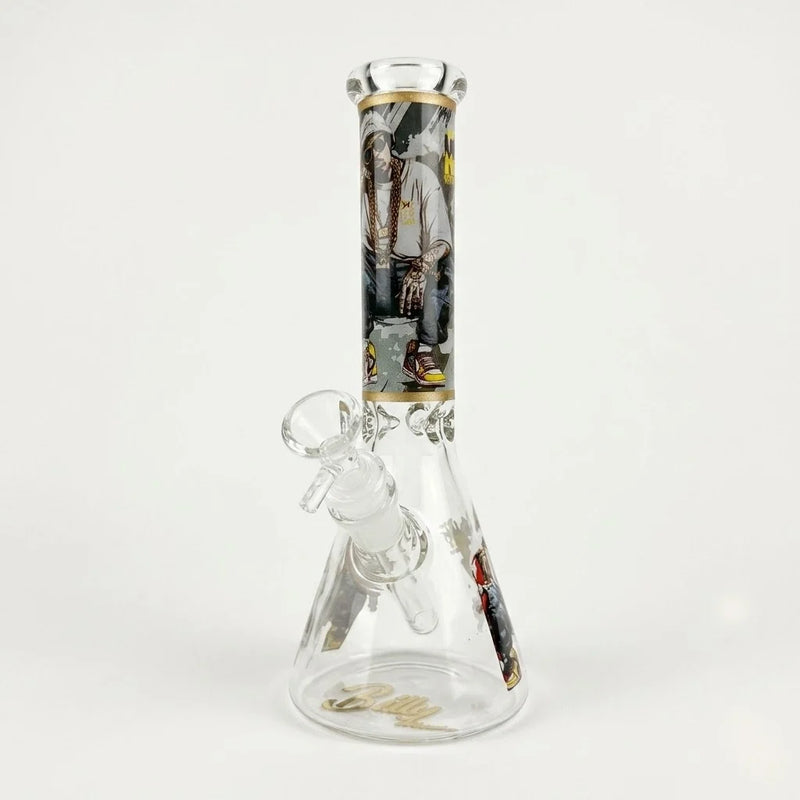 RAPPER DESIGN GLASS BEAKER BONG COLLECTION 25CM DU120304