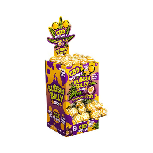 Bubbly Billy Buds – 10mg CBD lollipop sour pineapple flavor