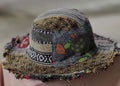 Yak and Yeti Hemp Patch Hat Fringed