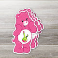 Caring Weed Bear Sticker- Pink Bong: 2