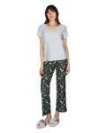 Women's Weed Pant PJ Set in a Bag: Black / S