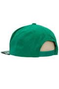 Marijuana Cannabis Leaf Weed Bush Print Snapback: Kelly Green