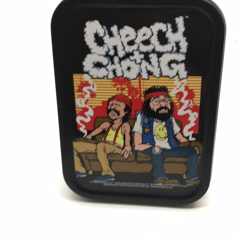 Stash tin large.   Cheech N Chong XA1061