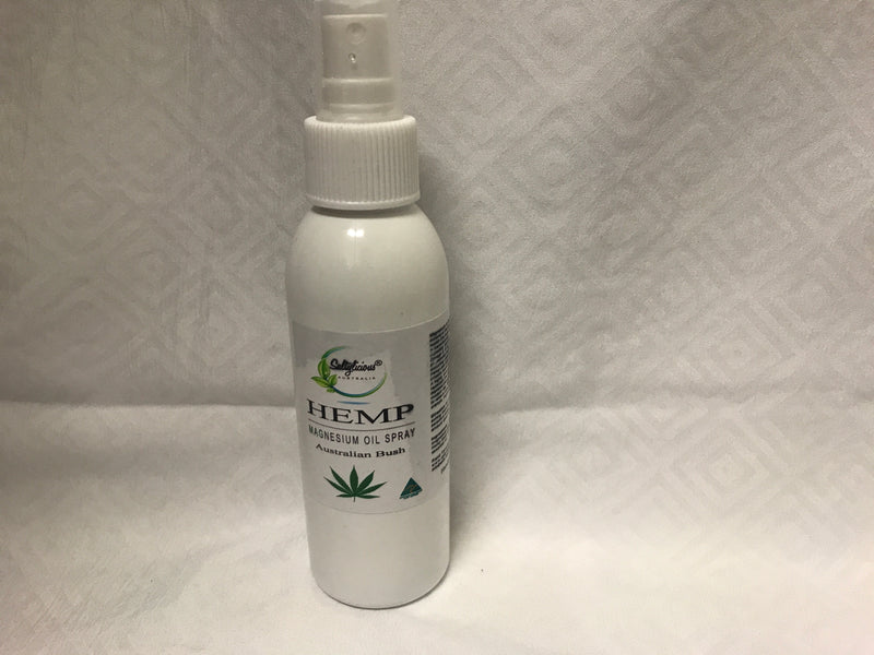 Saltylicious Australian Bush Magnesium  Spray With Organic Hemp Seed Oil: 125 ML