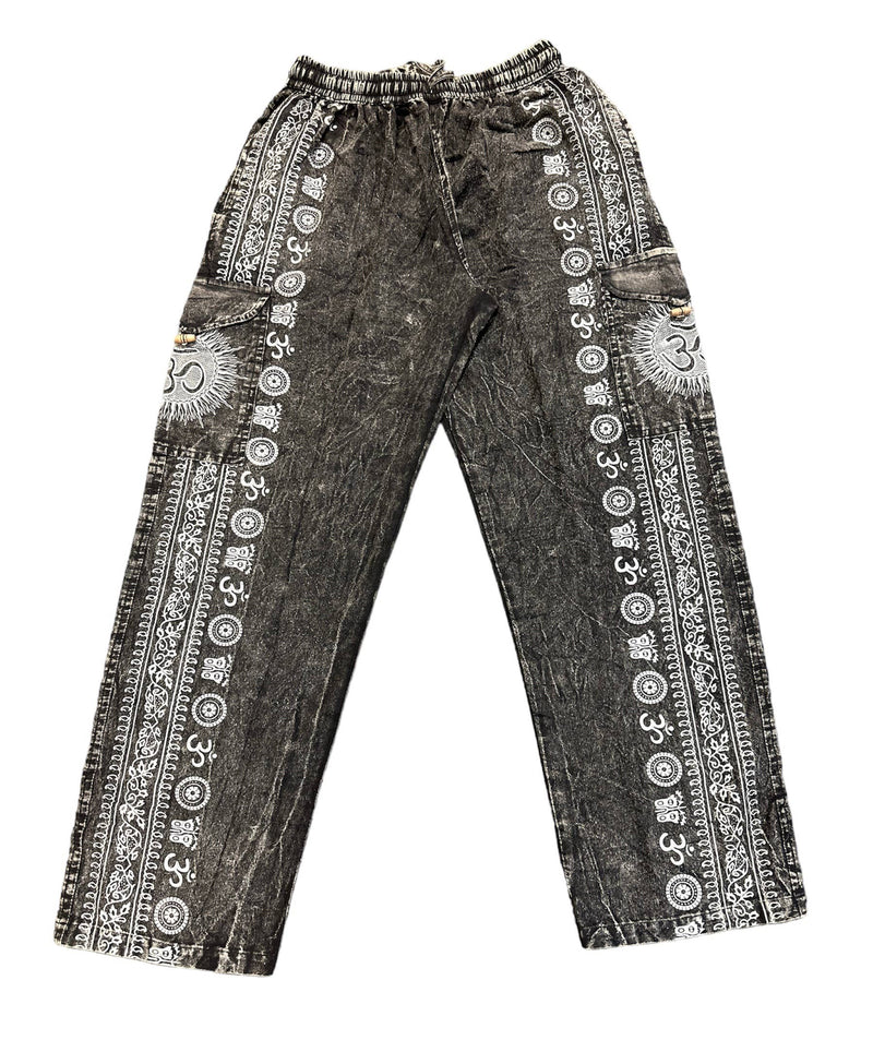 Cotton Box Pocket  Yoga Om Trouser NC2006: Large