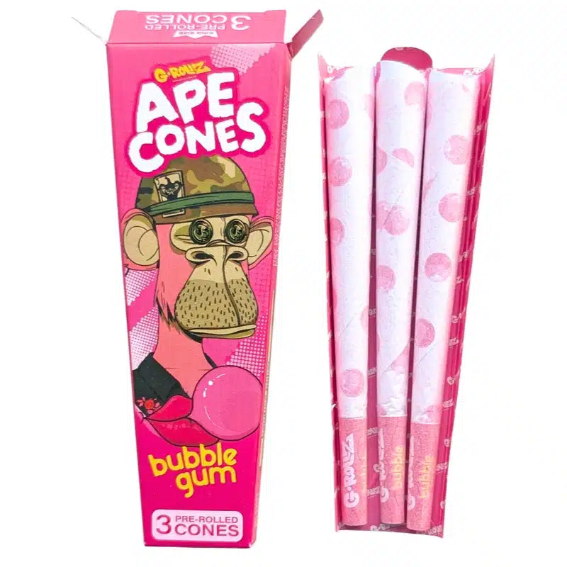 G-ROLLZ Ape Cones - Bubble Gum 3 Pop Cones