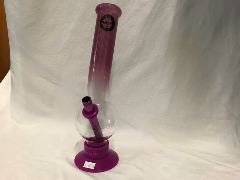 MWP Large Bent Bubble 30cm Pink/clear MWP30E5