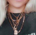 Stay Lit Necklace: Gold