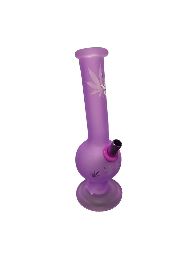 Medium Bent Bubble 28cm Frosted Pink