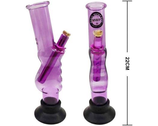 Small Glass Gripper Pink 22cm