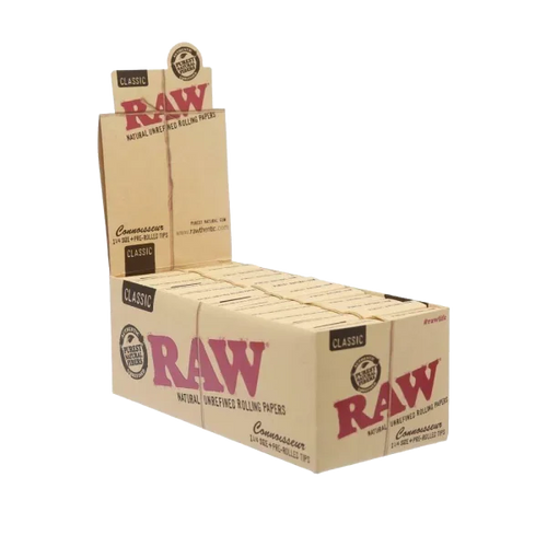 RAW CLASSIC 1 1/4 +PRE-ROLLED TIPS