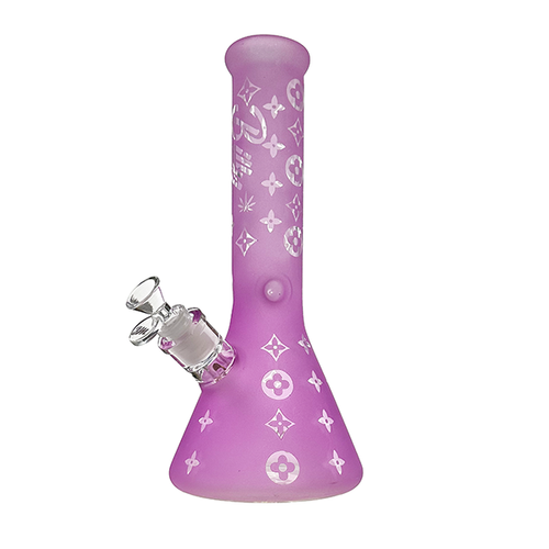 Billy Mate Frosted Lui Verton Large 30cm Beaker Waterpipe