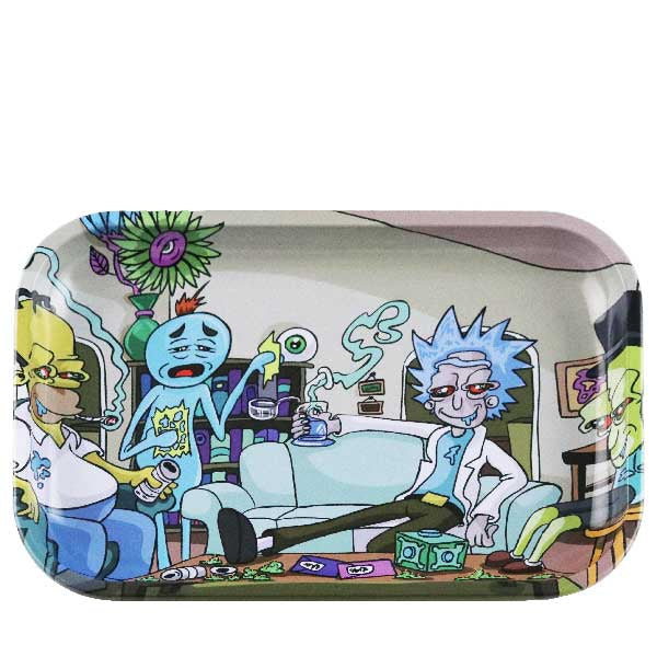 Rick and Morty Medium Rolling Tray