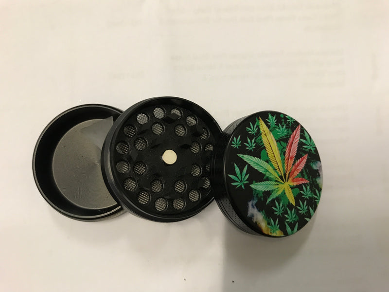 Herb Grinders Leaf and Peace sign