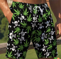 Hemp Leaf Beach Shorts