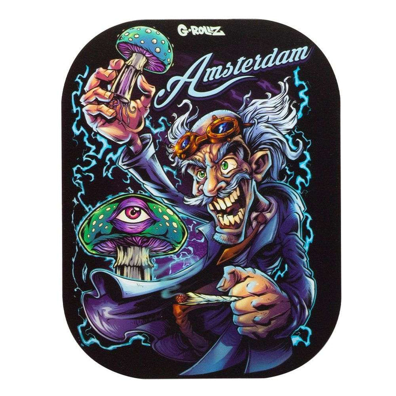 Rollz | 'Amsterdam Mad Scientist' Magnet Cover for Small Tray 18x14 cm