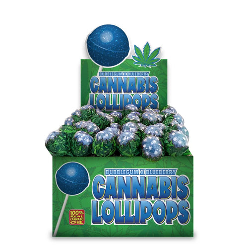 THE HEMPY LAB – CANNABIS LOLLIPOPS – BLUEBERRY