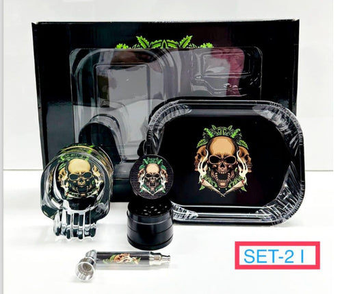 Stoner Kit With Gift Box - HempSkull 2I