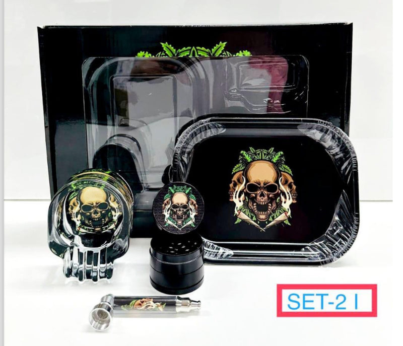 Stoner Kit With Gift Box - HempSkull 2I