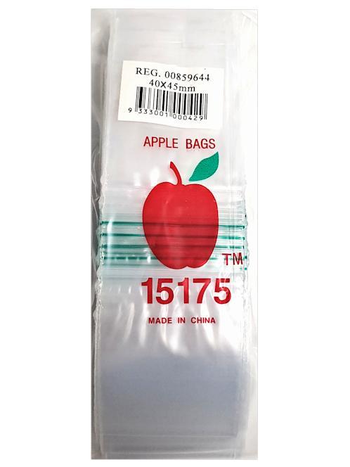 CLEAR ZIP Baggies 38×45 (100)