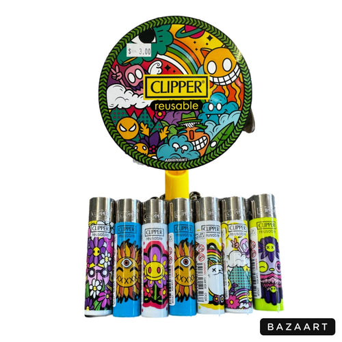 Clipper Lighter Psycho Hippie Mini