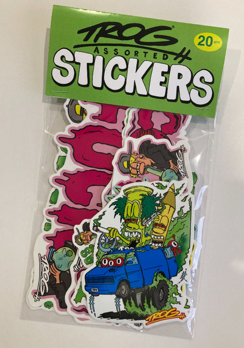 Trog Sticker Pack 20 (Green)