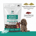 Vitality Support | Hemp Infused Organic Beef Liver Treats for Dogs 80g