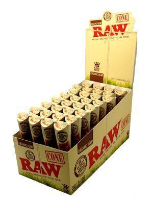 RAW ORGANIC KING SIZE CONES 3 Pack