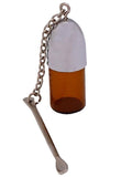SNUFF - BOTTLE WITH SPOON ON CHAIN - Get Hempified Store
