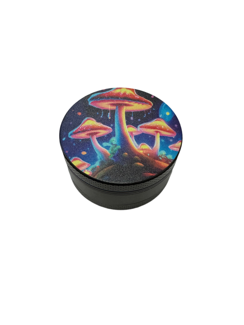 Grinder Mushroom 50mm 3 piece h - Get Hempified Store