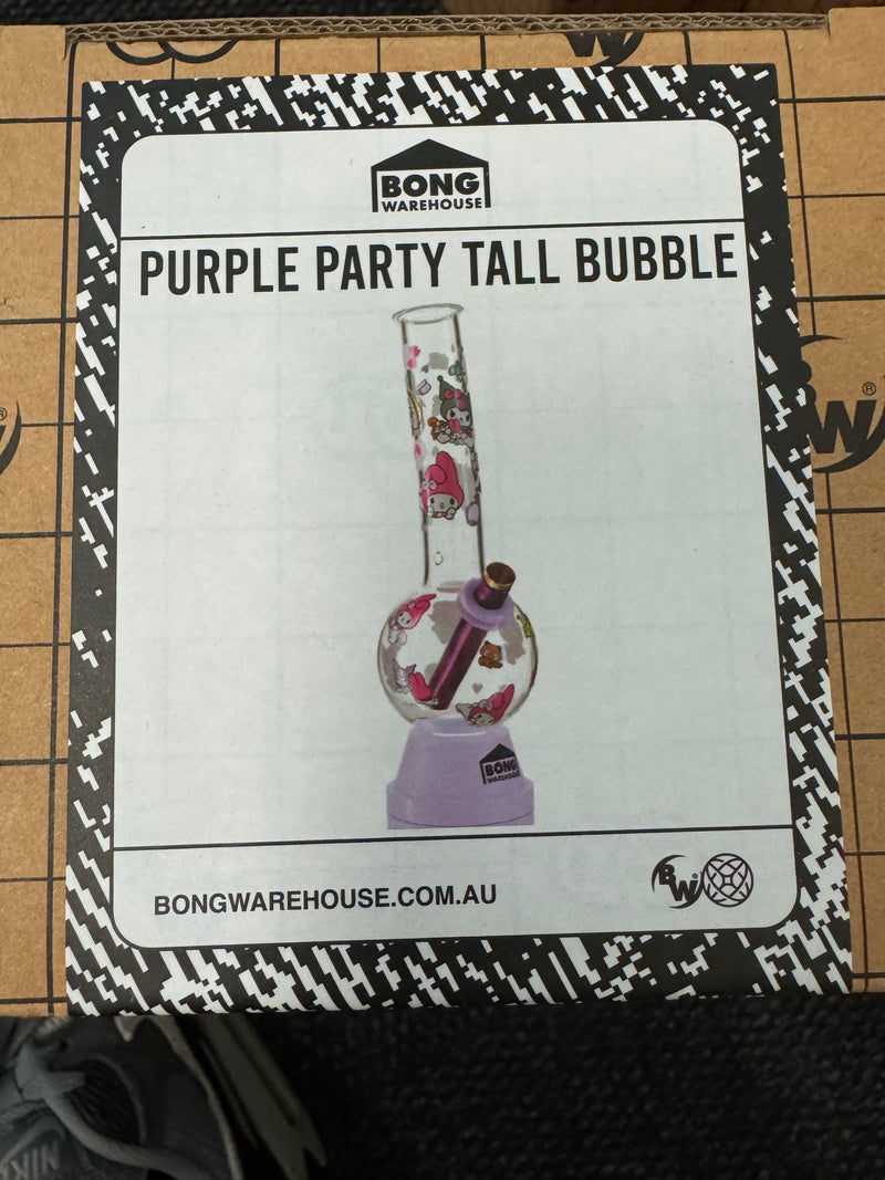 Purple Party Tall Bubble