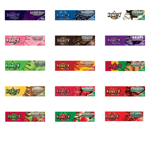 Juicy Jays King Size Slim Flavoured Rolling Papers – VARIOUS FLAVOURS