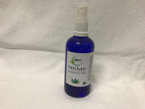 Saltylicious Magnesium Spray with Organic Hemp Seed 
Oil: 100 ML