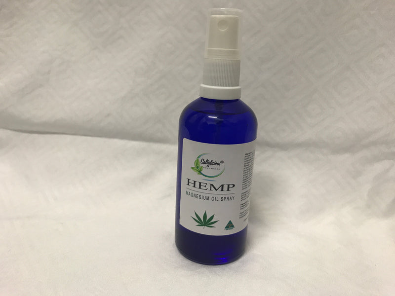 Saltylicious Magnesium Spray with Organic Hemp Seed 
Oil: 100 ML