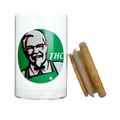 Bamboo-Glass Storage Jar KFC THC