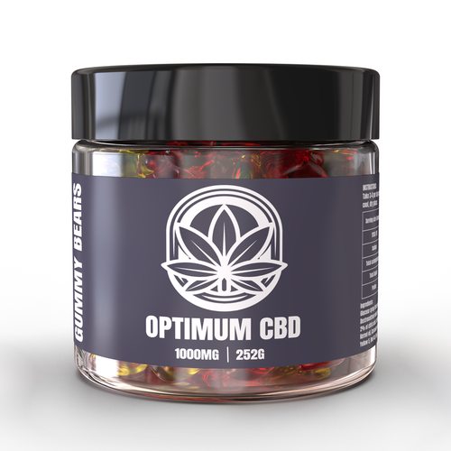 CBD COATED GUMMIE BEARS 1000mg CBD ISOLATE ( Drug test friendly )