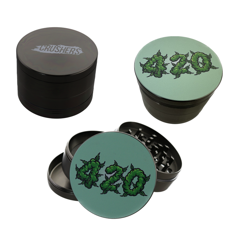 CRUSHERS “Nature’s 420 Delight” 63mm 4-Piece Grinder
