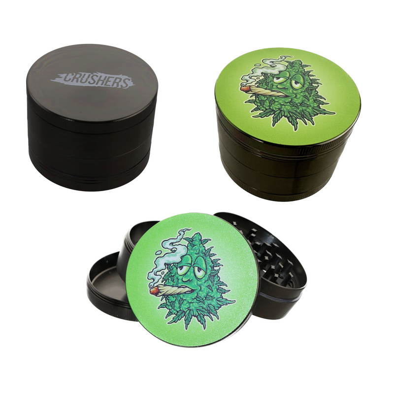 CRUSHERS “Stoned Bud Bliss 63mm 4-Piece Grinder