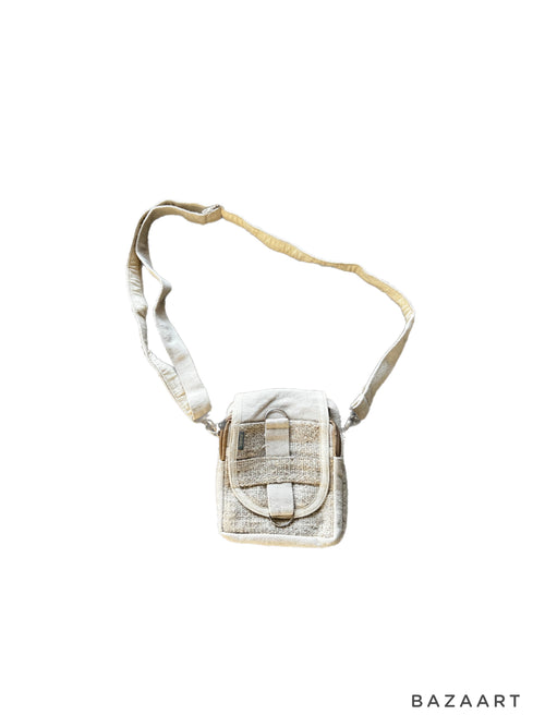 Pure Hemp Shoulder Bag Natural Colour