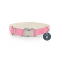 Organic Hemp & Cotton Dog Collar - Pretty in Pink